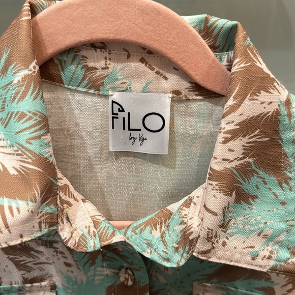 Short romper palm tree pattern small Fili by Kya - Picture 4 of 7